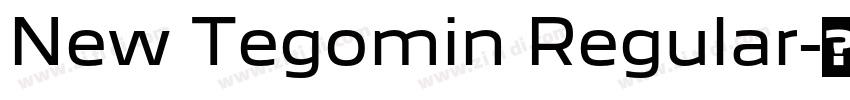 New Tegomin Regular字体转换